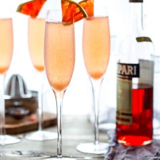 Sparkling Grapefruit Champagne Cocktail