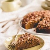 cake on a plate