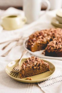 cake on a plate