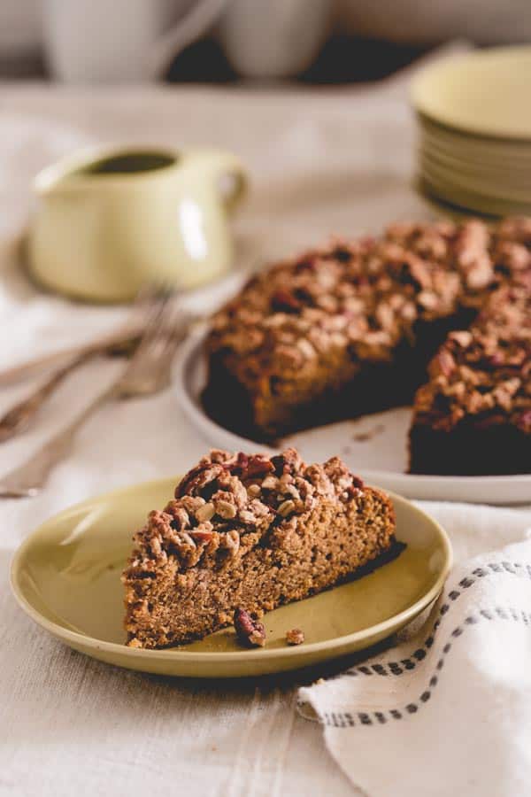 Maple Sweet Potato Coffee Cake slice
