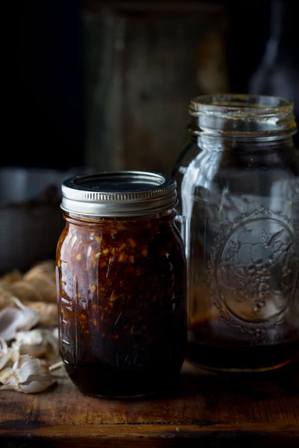 Maple Teriyaki Marinade in a jar