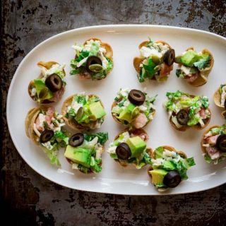 Mini Taco Salad Appetizer Bites, Tacito Salads. Naturally gluten-free, vegetarian and loaded with sharp cheddar cheese flavor! on Healthy Seasonal Recipes