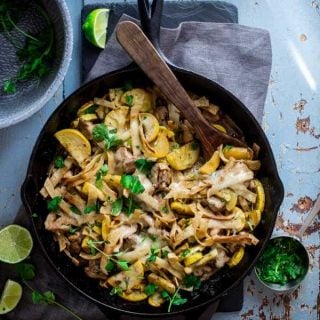 Chicken Tortilla Skillet, a simple gluten-free weeknight meal on Healthy Seasonal Recipes