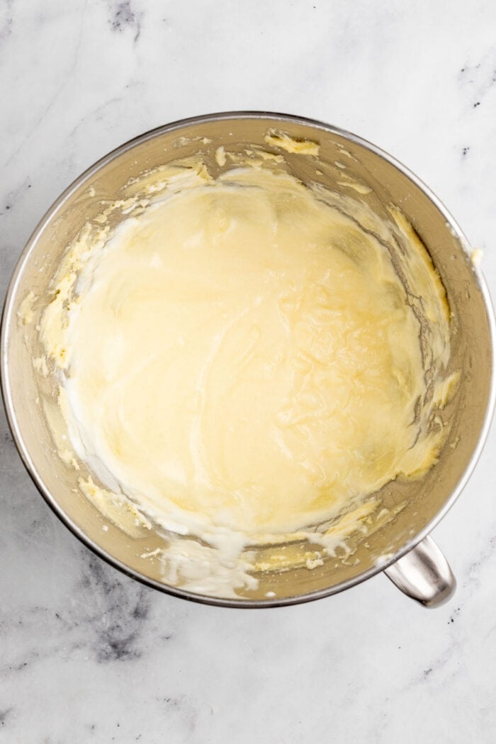 after the yogurt is added