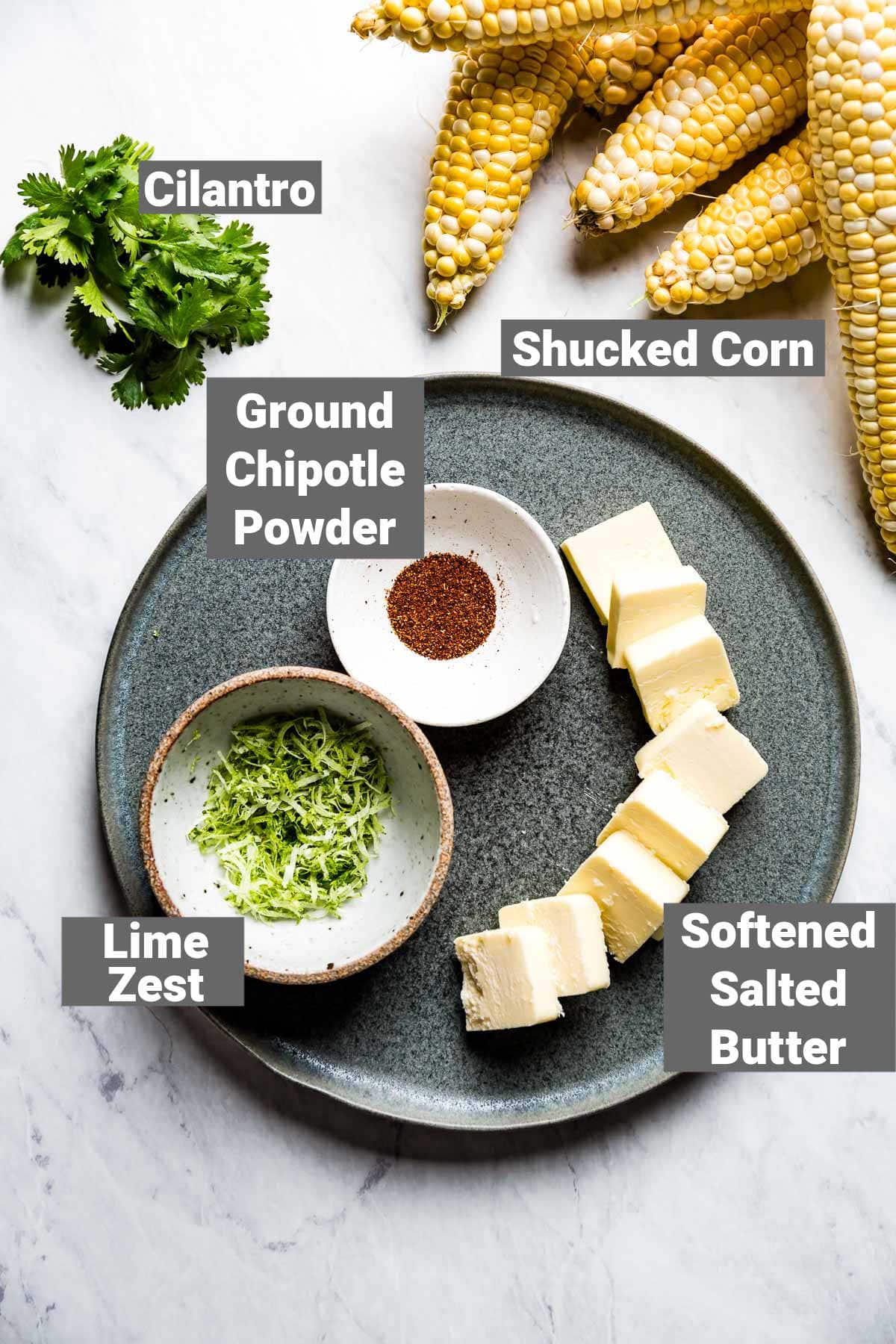the ingredients with labels