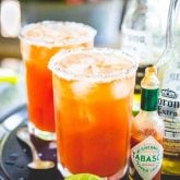 Here&rsquo;s how to make killer micheladas by Healthy Seasonal Recipes, also known as red beer. It&rsquo;s a savory beer drink, served with ice, lime, hot sauce and tomato juice.