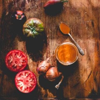 This Smoky Tomato Shallot Dressing by Healthy Seasonal Recipes transforms a salad and pairs well with all your summer veggies.