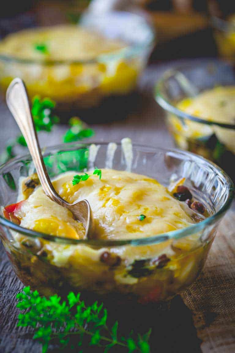 Vegetarian Shepherd’s Pies with Butternut Squash | gluten free | grain free | comfort food | Healthy Seasonal Recipes
