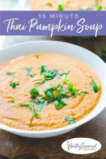 closeup of pumpkin soup