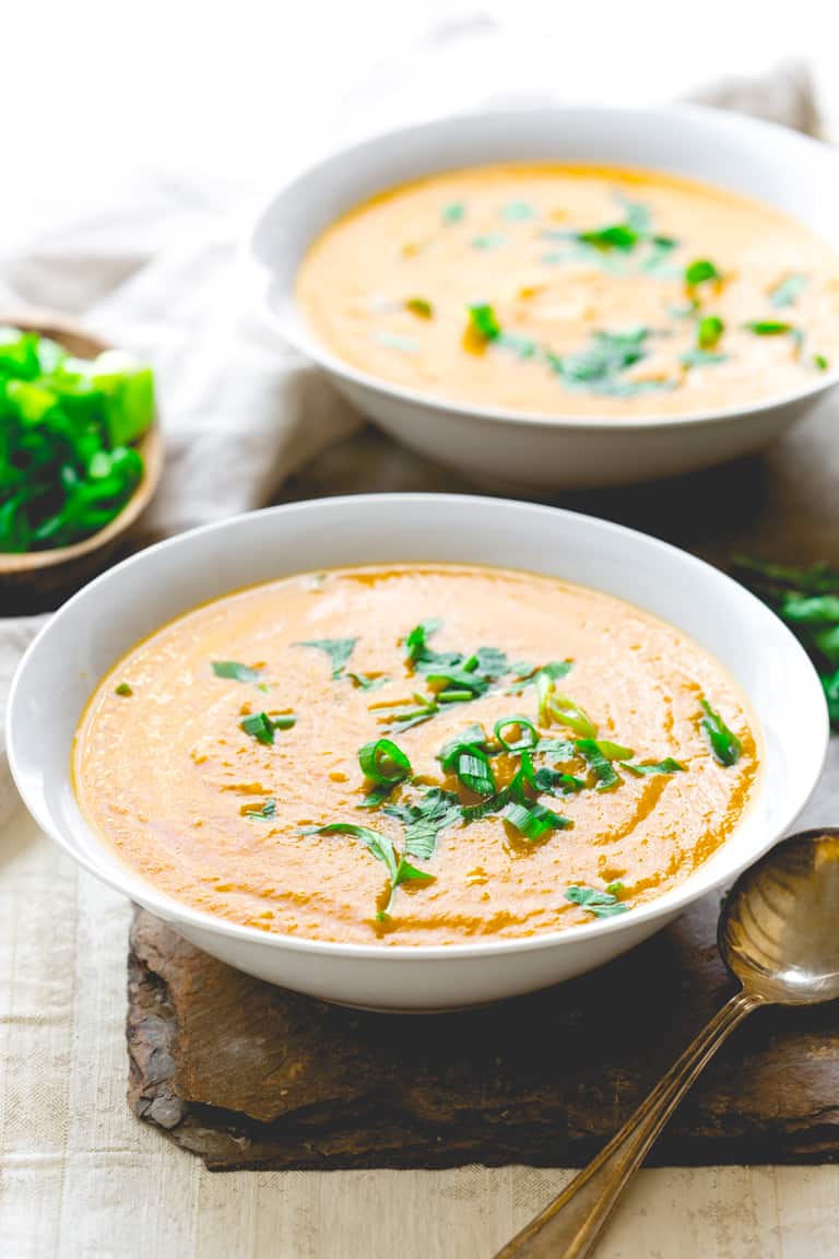 Thai Pumpkin Curry Coup in bowls