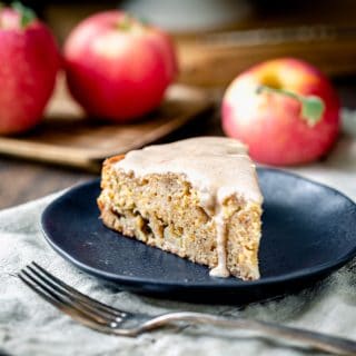 apple cake slice