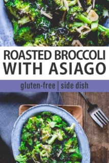 roasted broccoli collage