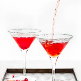 two red martinis