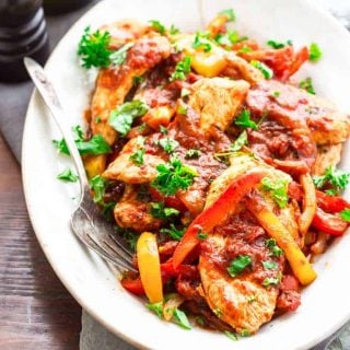 20 Minute Low Carb Turkey and Peppers | Paleo | Whole 30 | Gluten Free | 30 minutes or less | Dinner | Healthy Seasonal Recipes | Katie Webster