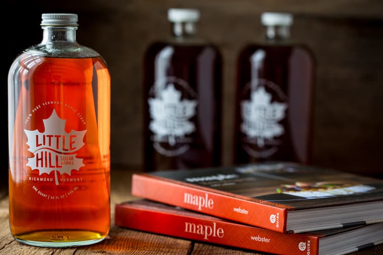 Little Hill Sugarworks Craft-made Small-Batch Pure Vermont Maple Syrup.
