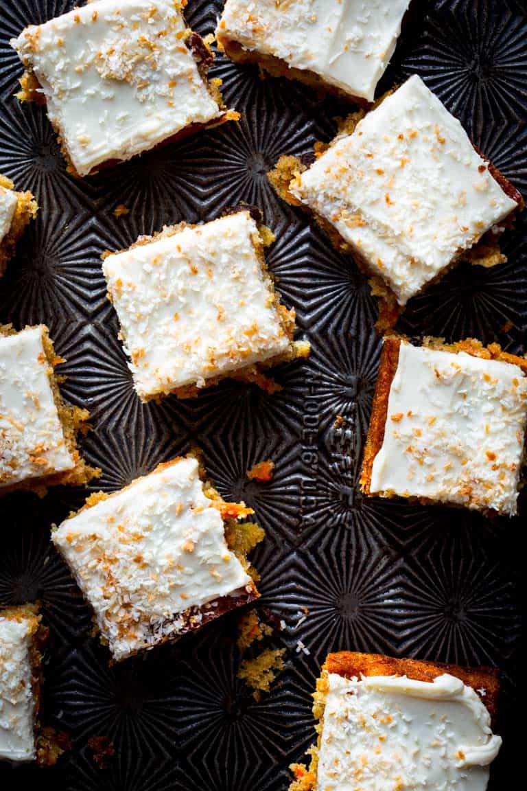 slices of carrot cake