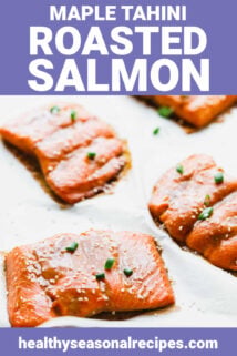 salmon on parchment with text overlay