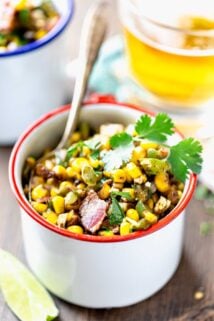 cup of street corn saute