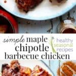 chicken photo collage with text overlay