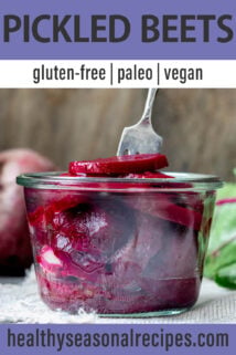 pickled beets text overlay