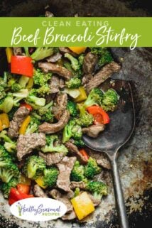 beef stir-fry in a wok