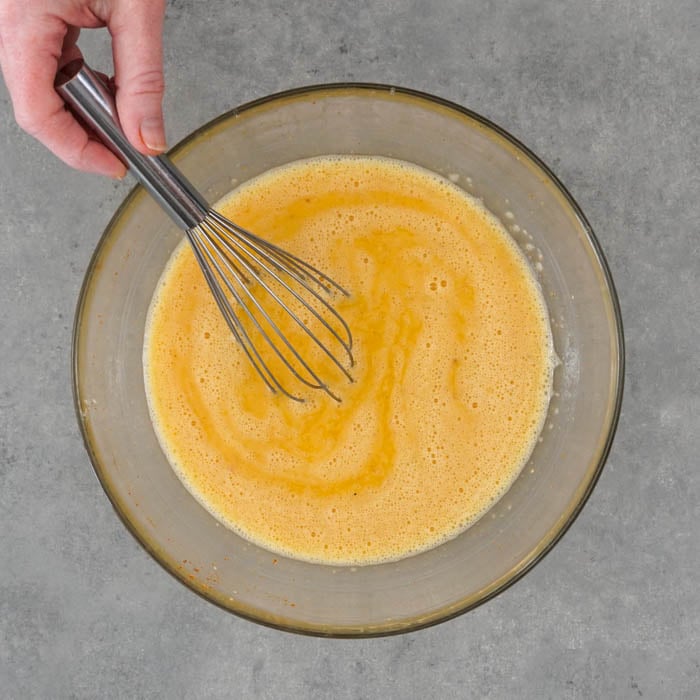 whisk eggs