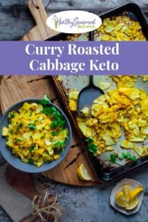 curry roasted cabbage plate