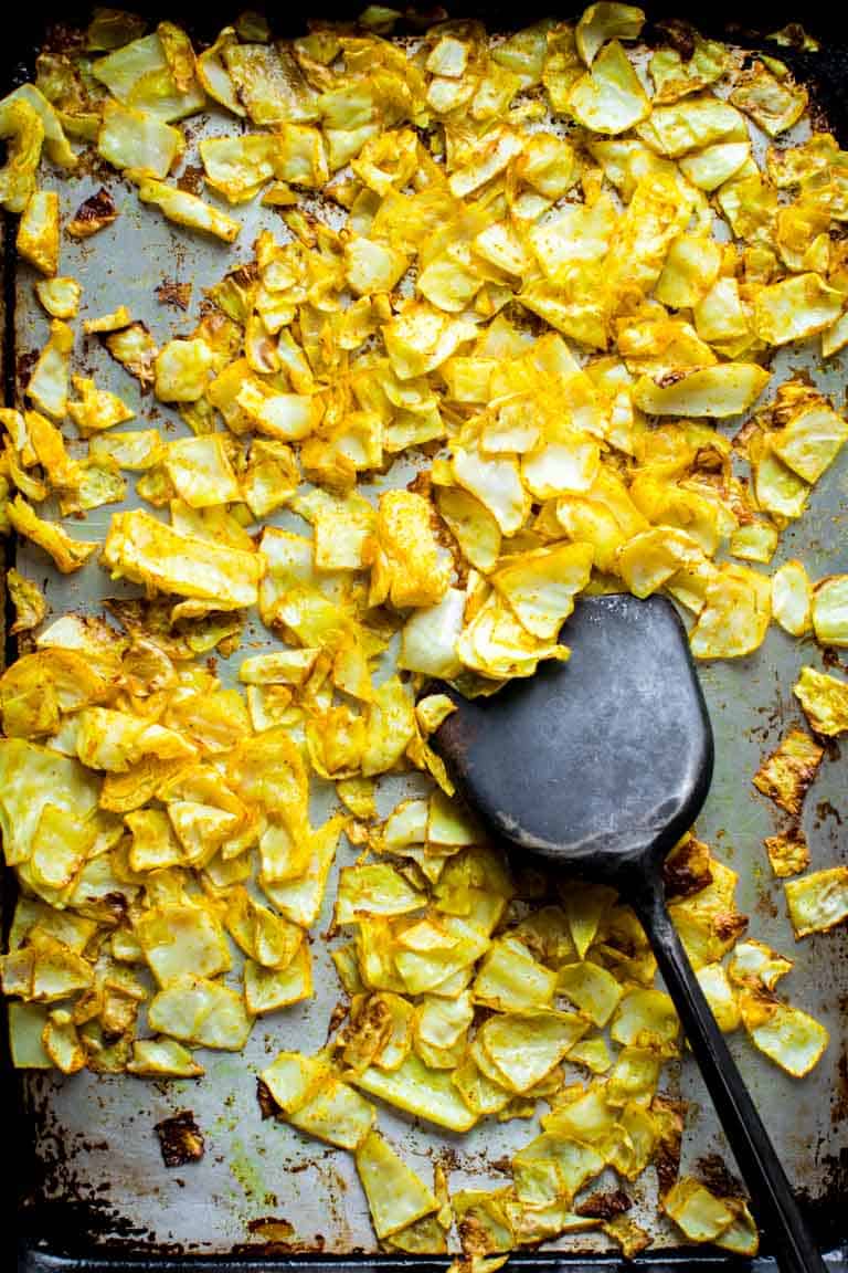 Roasted Cabbage on a sheet pan