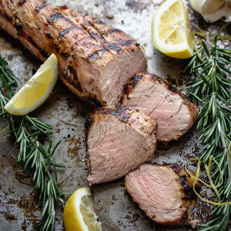 slices of pork tenderloin