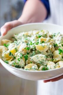 horseradish potato salad