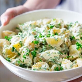 horseradish potato salad