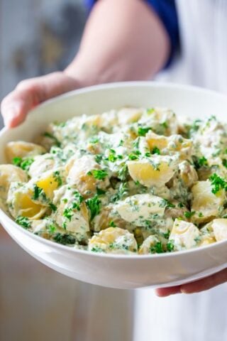 horseradish potato salad