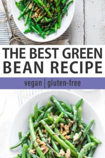 green beans collage