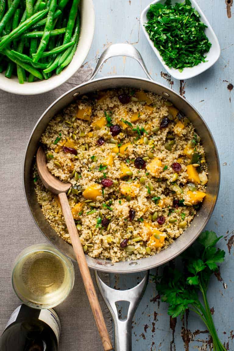 Vegetarian Pilaf in a pot