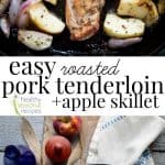 Mustard and Pork tenderloin with apples