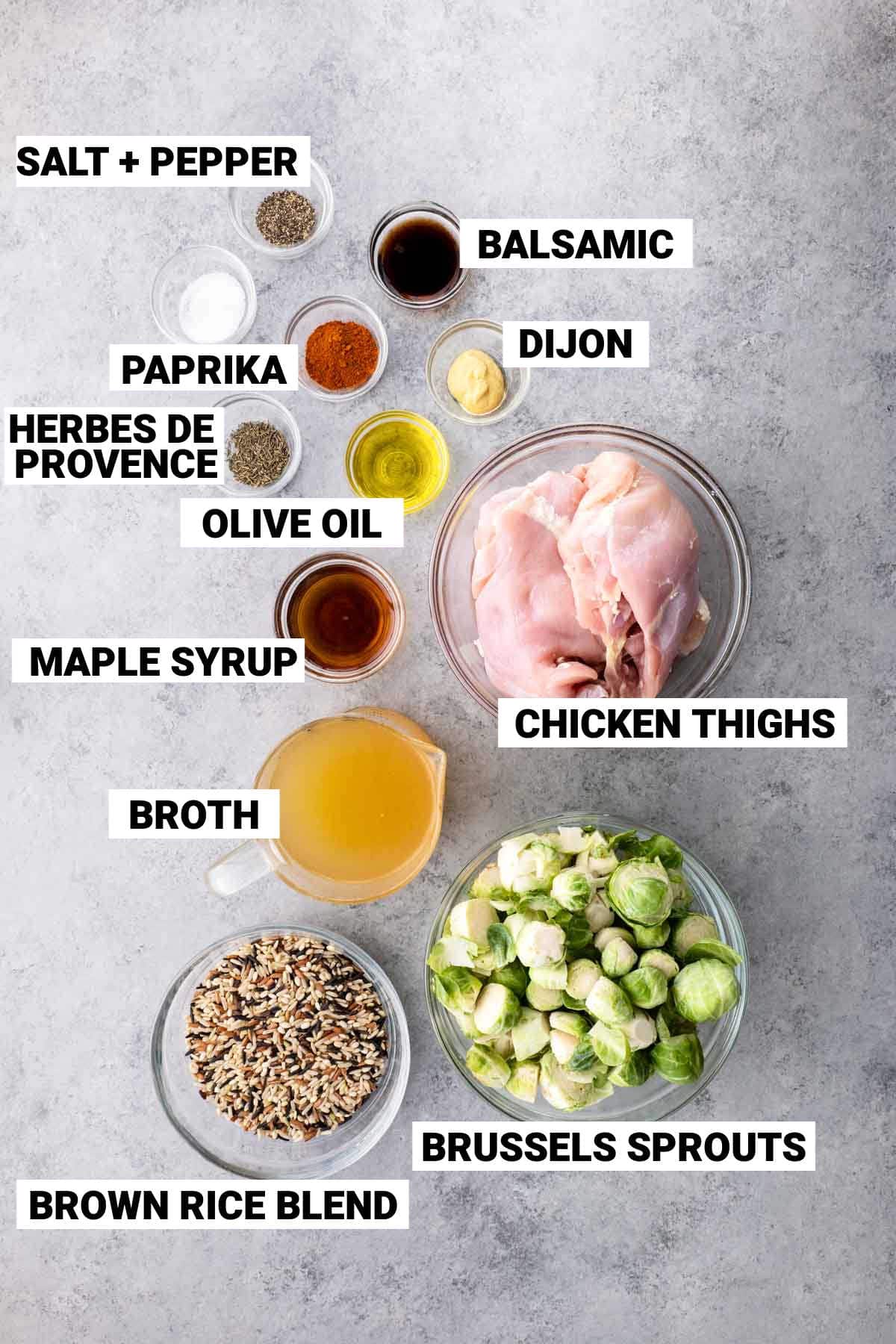 ingredients for this recipe with text overlay
