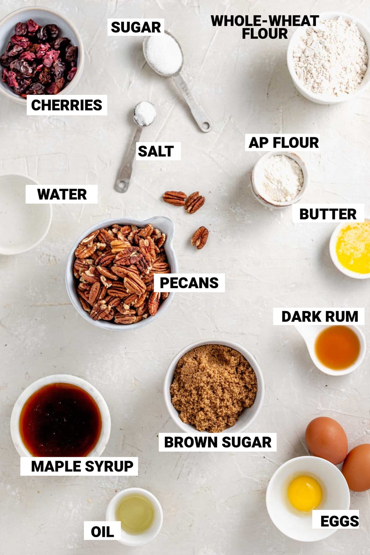 ingredients with labels