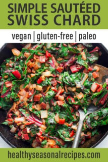 Simple Sauteed Swiss Chard