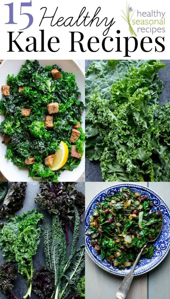 a variety of Kale recipes and raw too