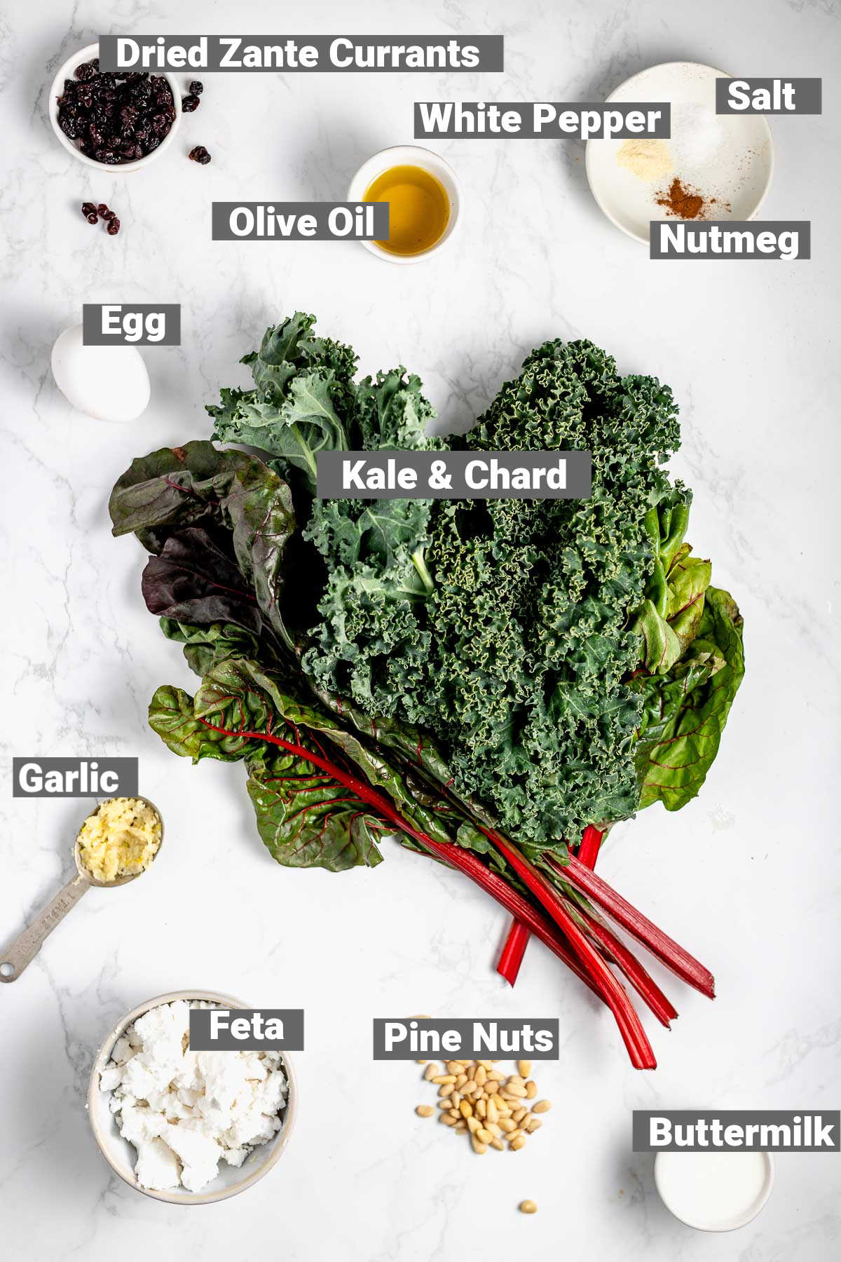 Savory galette filling ingredients