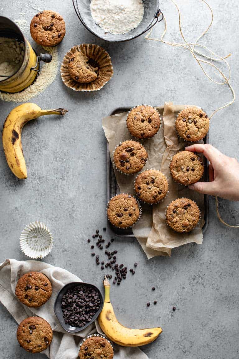 paleo banana muffins