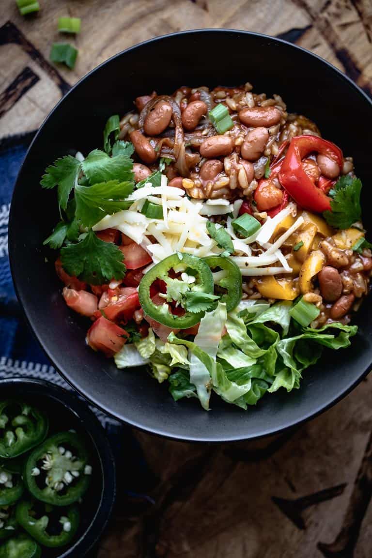 vegetarian burrito bowl