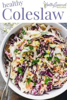 Coleslaw in a bowl