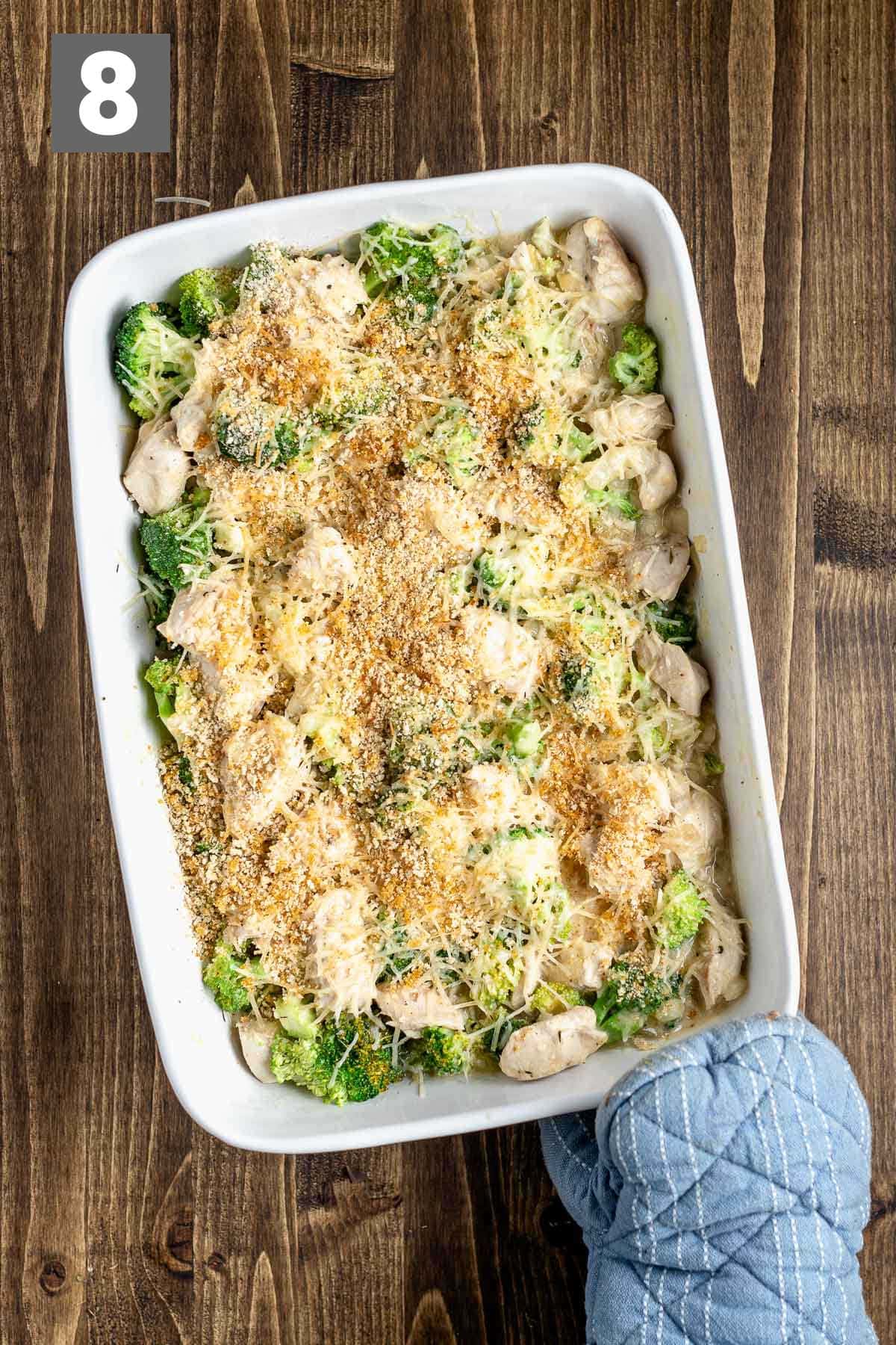 cover with panko mixture and parmesan