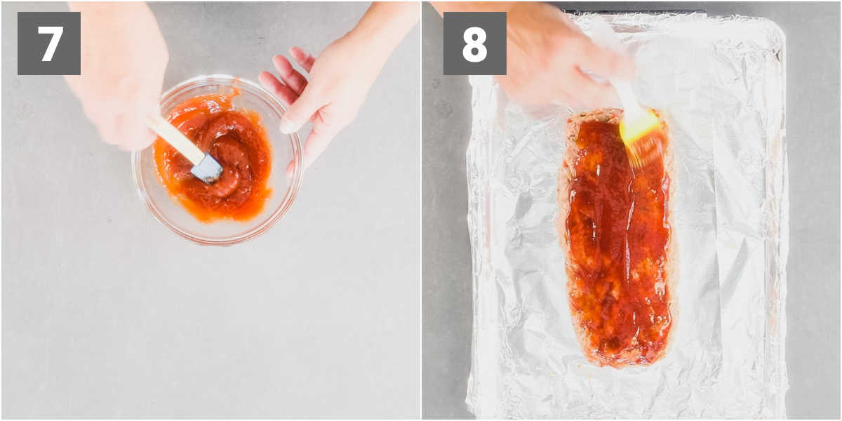 make glaze and brush over the meat