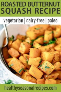 roasted butternut squash bowl