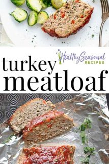 A collage of turkey Meatloaf pictures