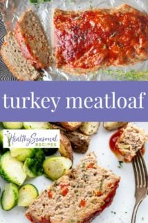 turkey meatloaf collage with text
