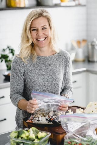 Katie Webster with Meal Prep Recipes