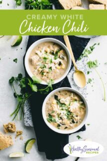 two bowls of chili